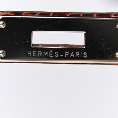 Hermes Shiny Porosus Birkin 35 Miel 28 of 34