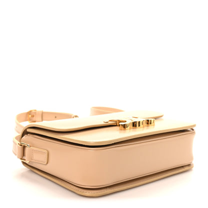 Celine Shiny Calfskin Teen Triomphe Oat Beige 4 of 9