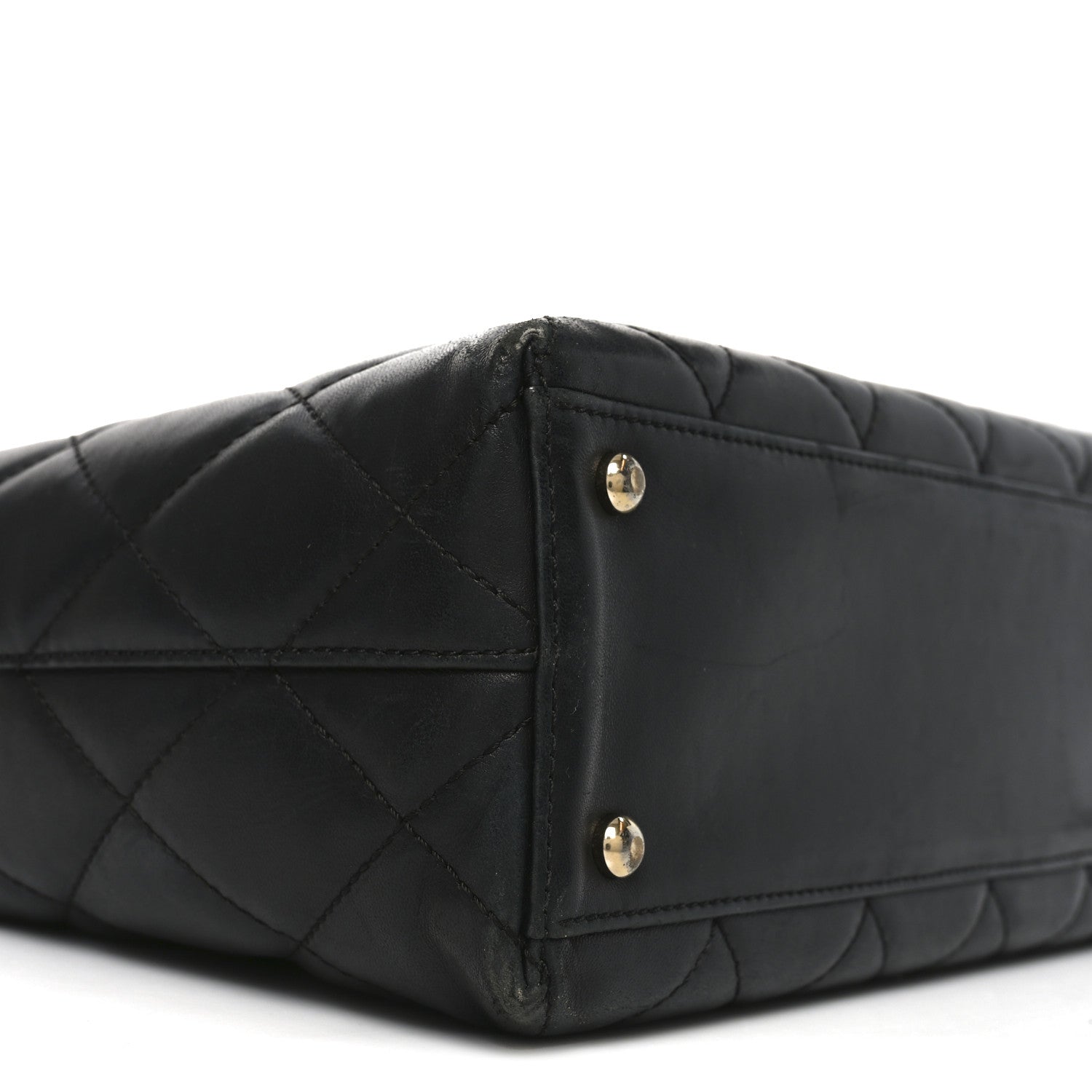 Chanel Lambskin Quilted Shoulder Bag Black 9 of 11
