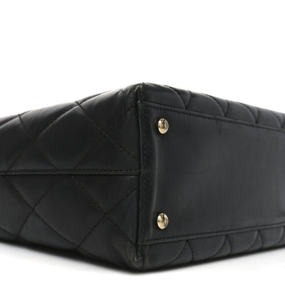 Chanel Lambskin Quilted Shoulder Bag Black 9 of 11