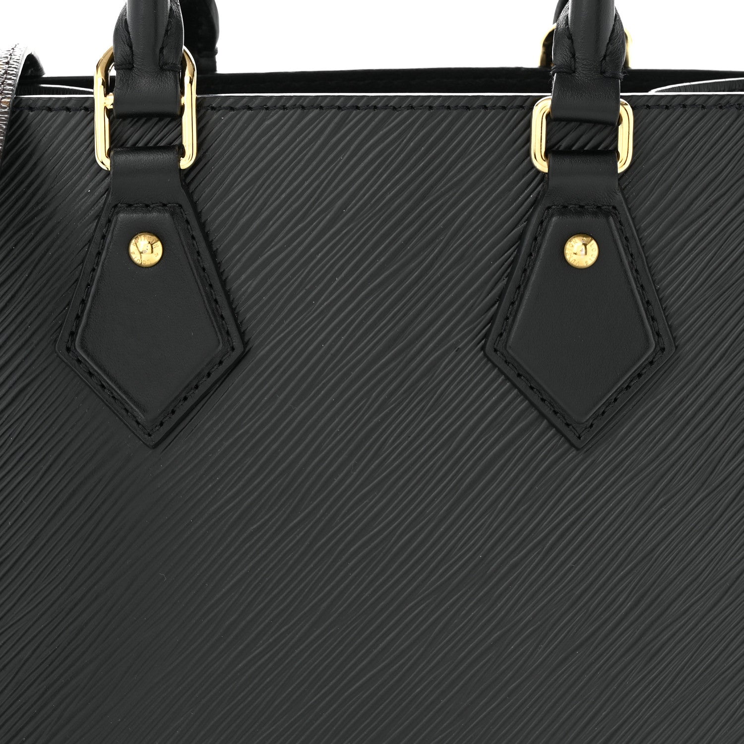 Louis Vuitton Epi Sac Plat BB Black 7 of 9