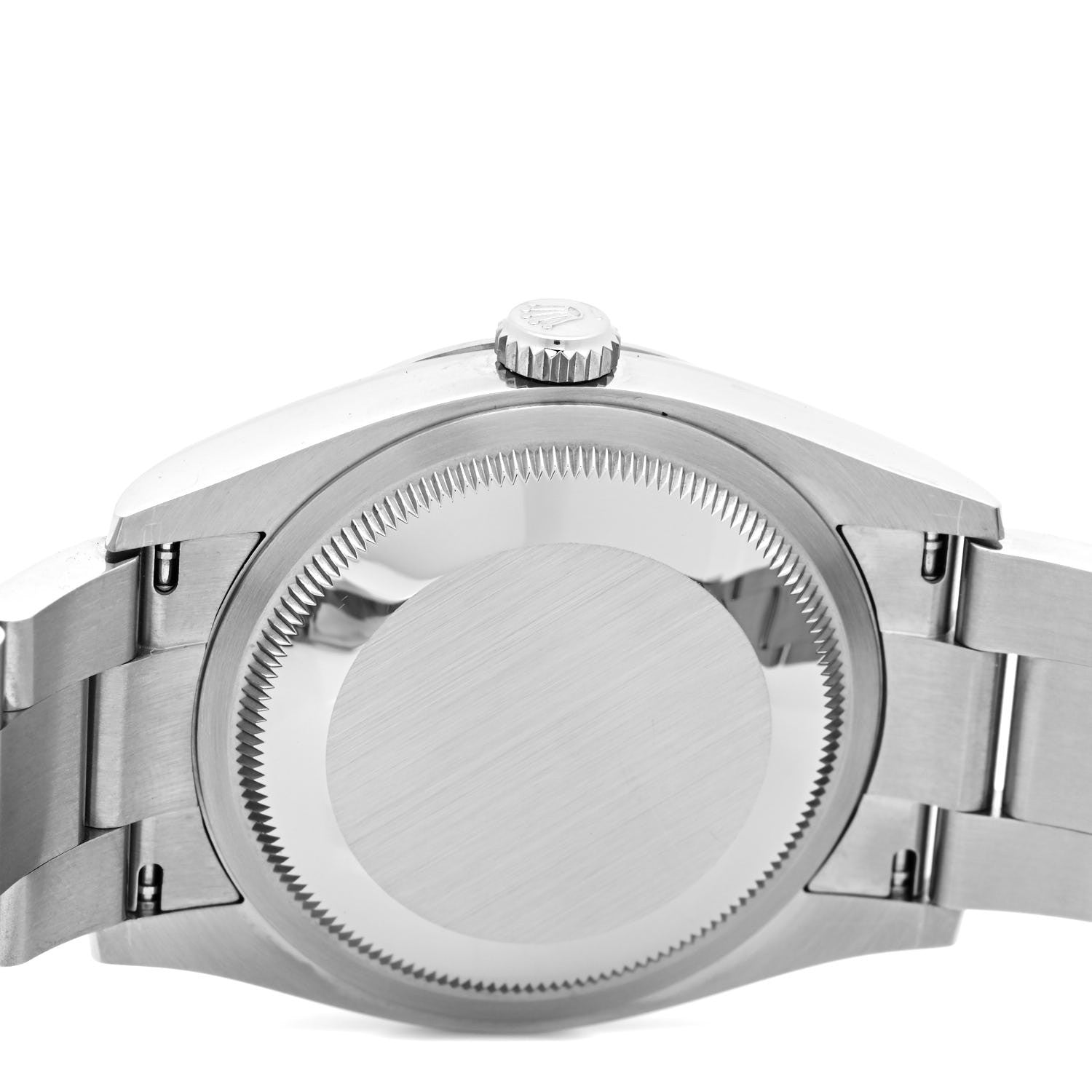 Rolex Stainless Steel 36mm Oyster Perpetual Datejust Watch Olive Green Palm 126200 4 of 5