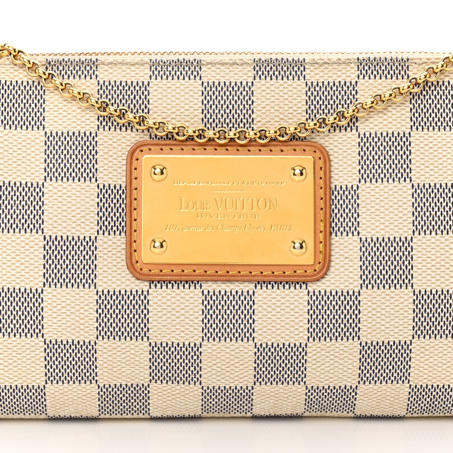Louis Vuitton Damier Azur Eva Clutch 8 of 15