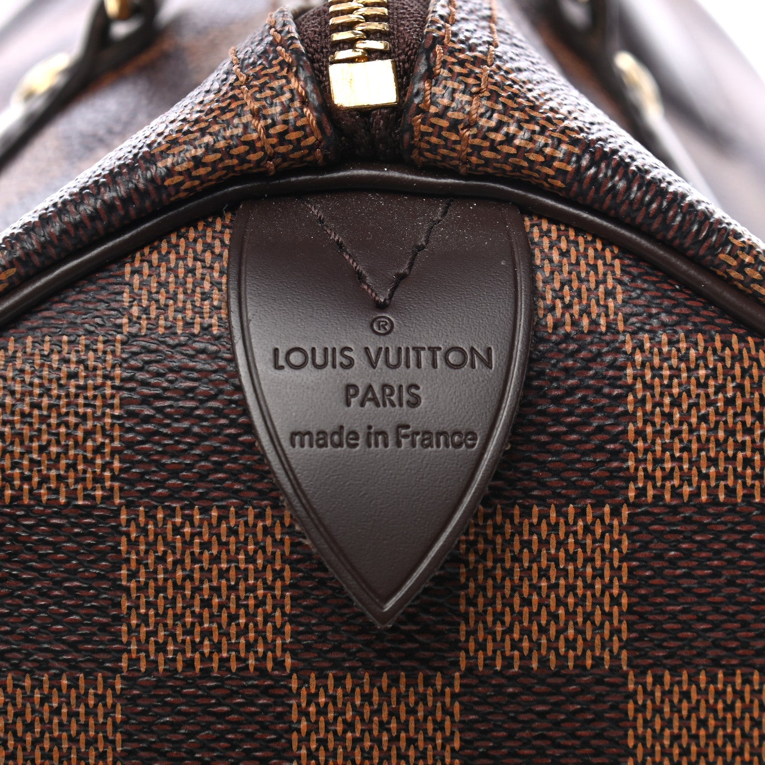 Louis Vuitton Damier Ebene Speedy 30 6 of 9