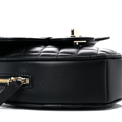 Chanel Lambskin Quilted CC In Love Heart Bag Black 8 of 10