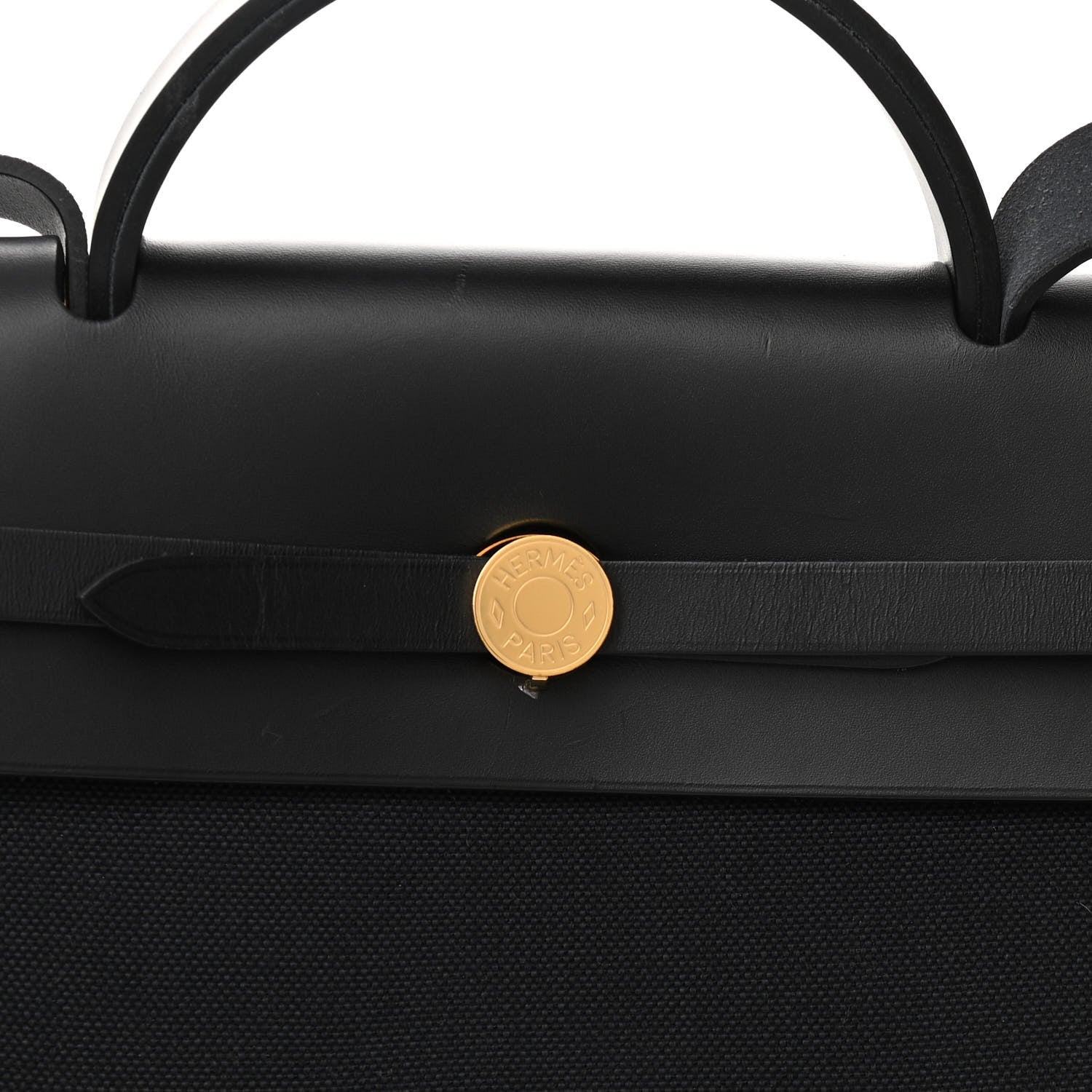 Hermes Military Toile Vache Hunter Herbag Zip 39 MM 9 of 12