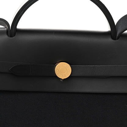 Hermes Military Toile Vache Hunter Herbag Zip 39 MM 9 of 12
