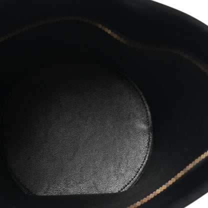 Celine Calfskin Crecy Bucket Bag Black 5 of 10