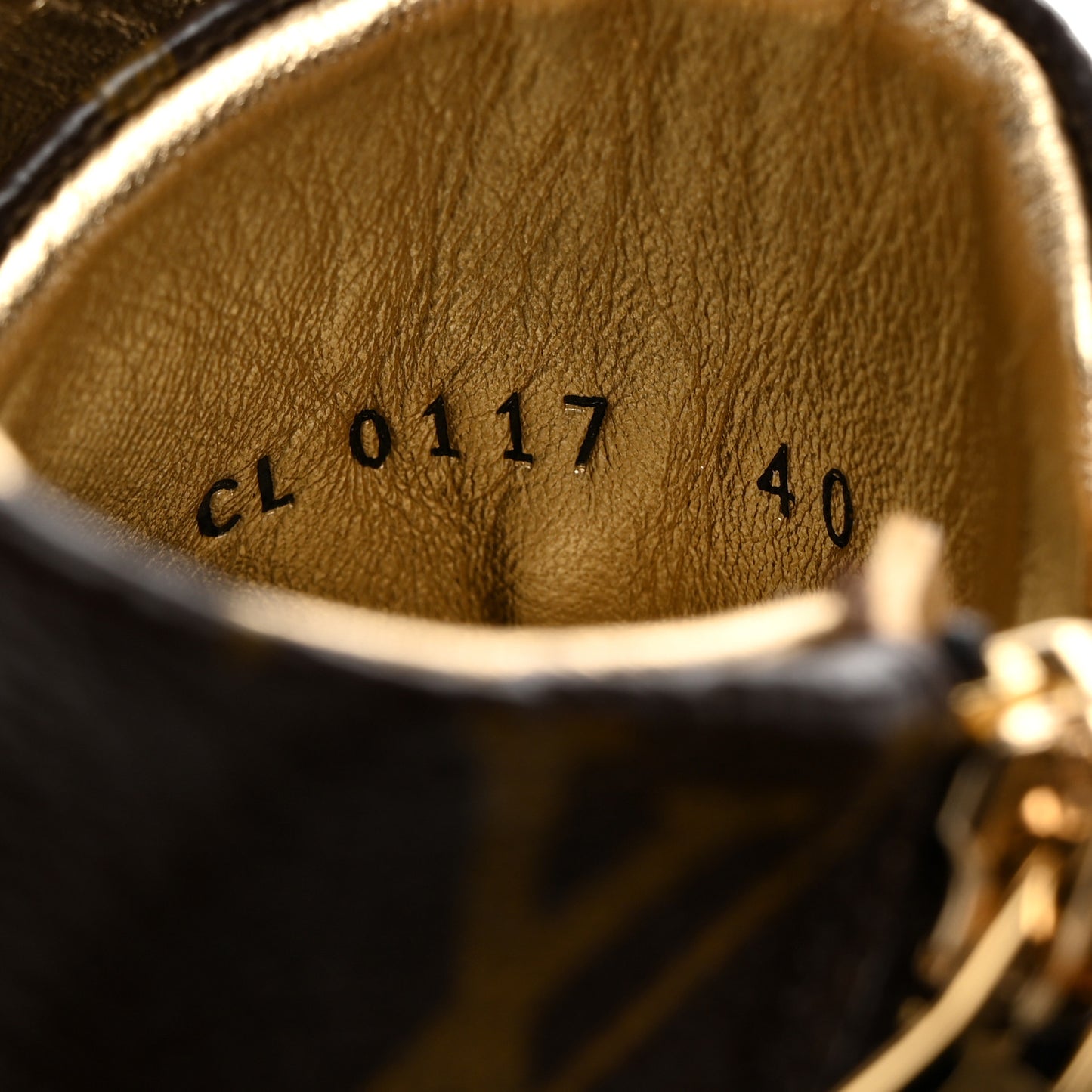 Patent Monogram Stellar Sneaker Boots 40 Gold