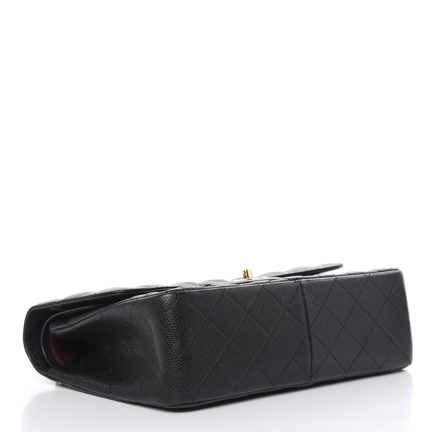 Chanel Caviar Quilted Jumbo Double Flap Black 4 of 10