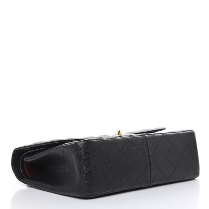 Chanel Caviar Quilted Jumbo Double Flap Black 4 of 10