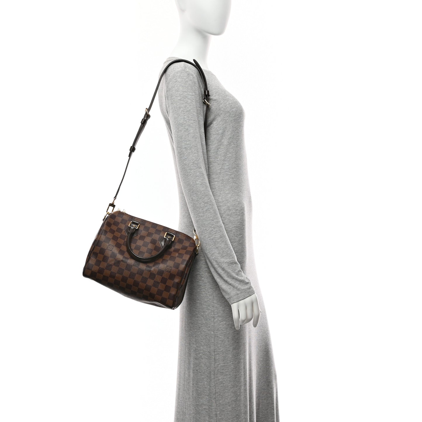 Damier Ebene Speedy Bandouliere 25
