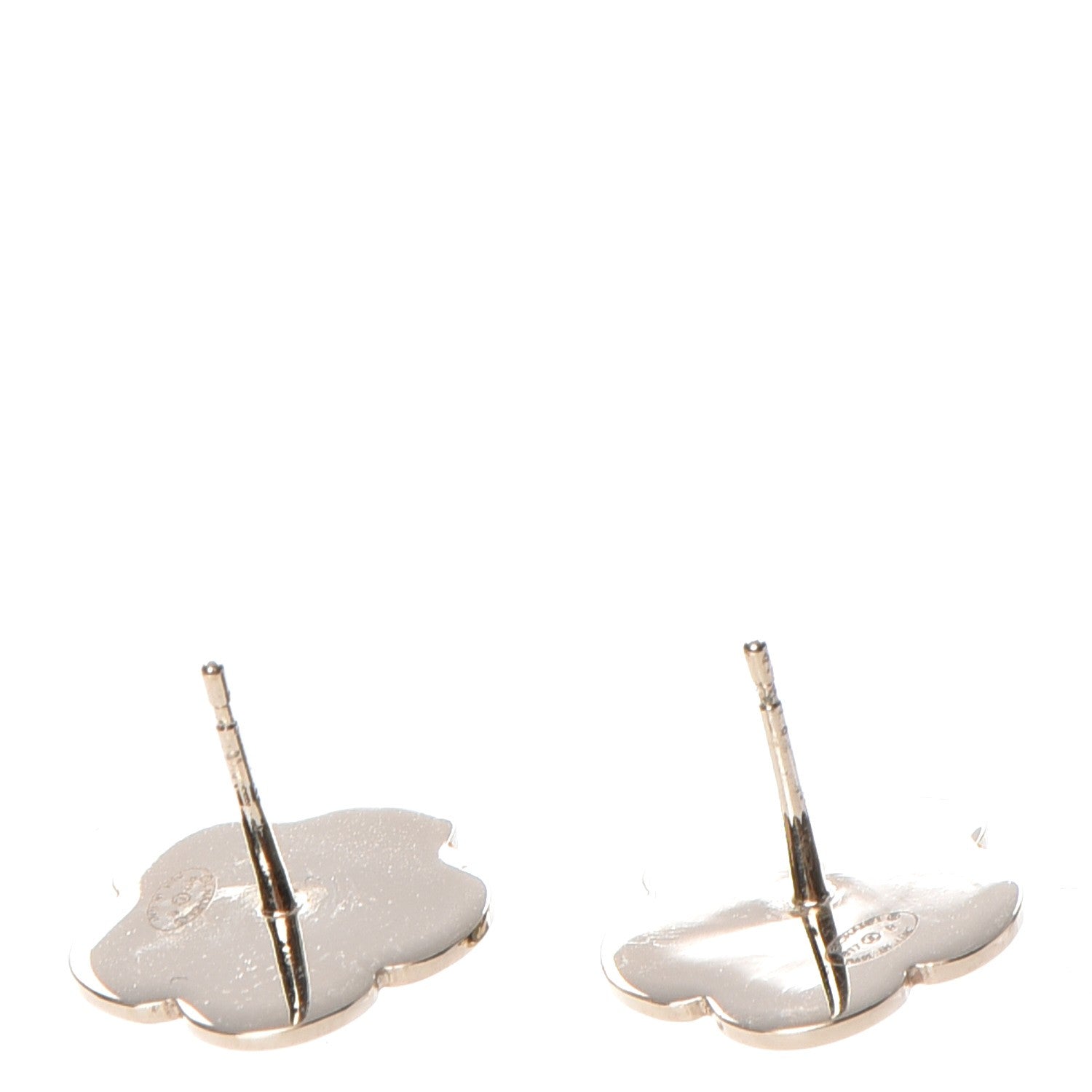 Chanel Pearl CC Camellia Earrings Gold 4 of 6