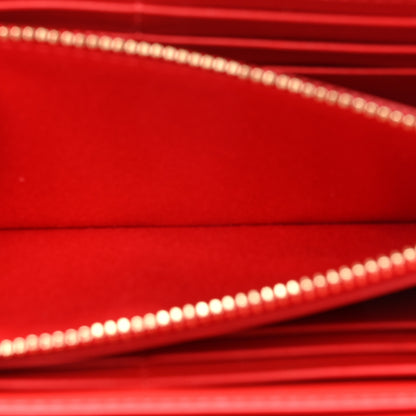 Christian Louboutin Metallic Panettone Spiked Studded Zip Around Wallet Gold 6 of 14