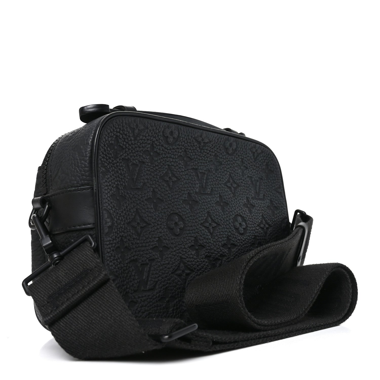 Louis Vuitton Taurillon Monogram S Lock Messenger Black 1905796
