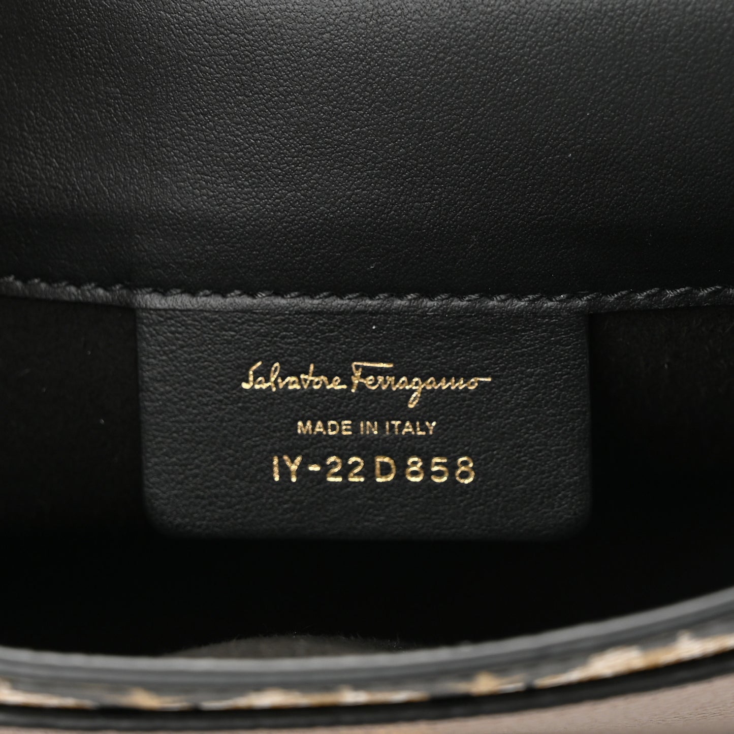 Grained Calfskin Gancini Crossbody Flap Caraway Seed