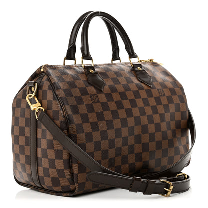 Louis Vuitton Damier Ebene Speedy Bandouliere 30 3 of 11