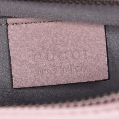 Gucci Calfskin Matelasse Mini GG Marmont Chain Shoulder Bag Perfect Pink 6 of 7