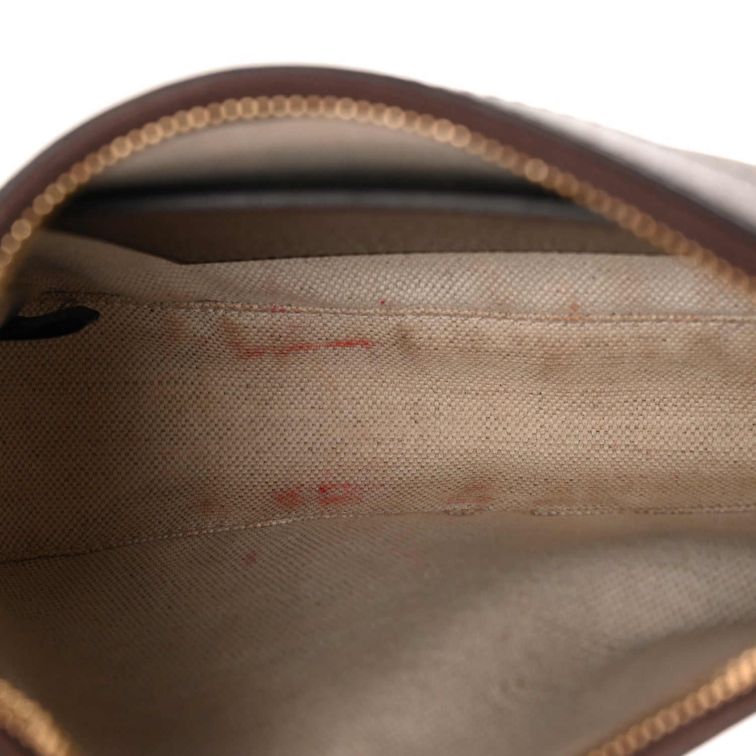 Gucci GG Supreme Monogram Textured Dollar Calfskin Small Ophidia Hobo Beige Ebony New Acero 11 of 11
