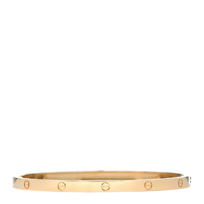 Cartier 18K Yellow Gold Small LOVE Bracelet 17 3 of 7