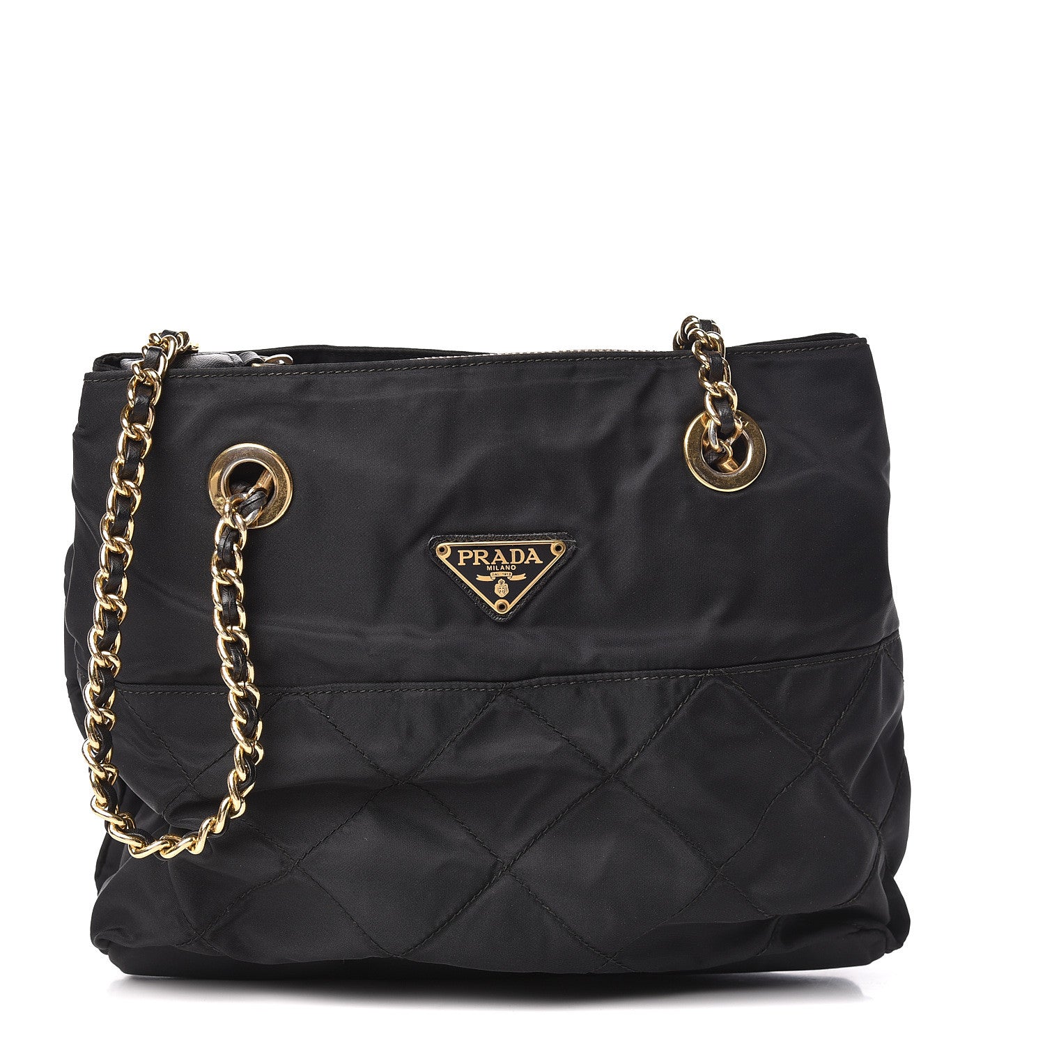 Prada Tessuto Nylon Quilted Impunturado Bag Black 1 of 13
