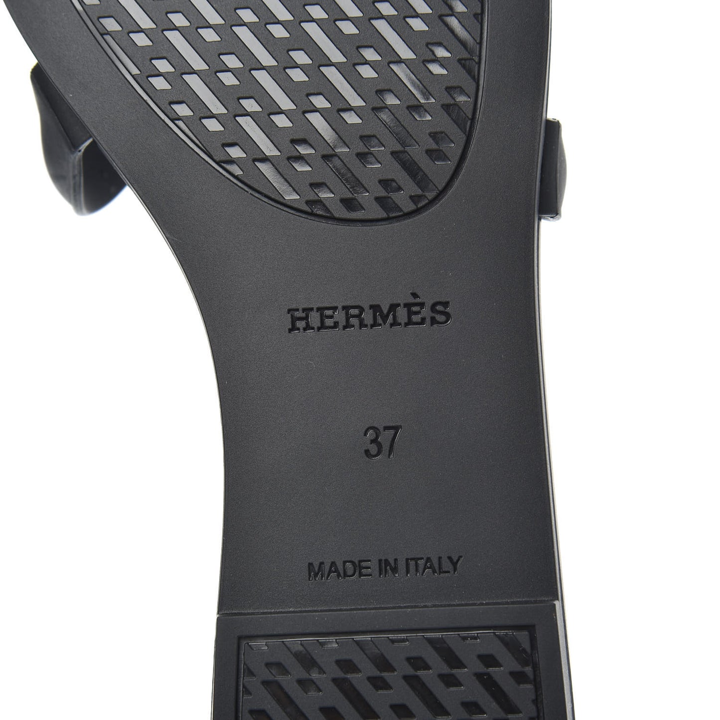 Rubber Aloha Sandals 37 Black