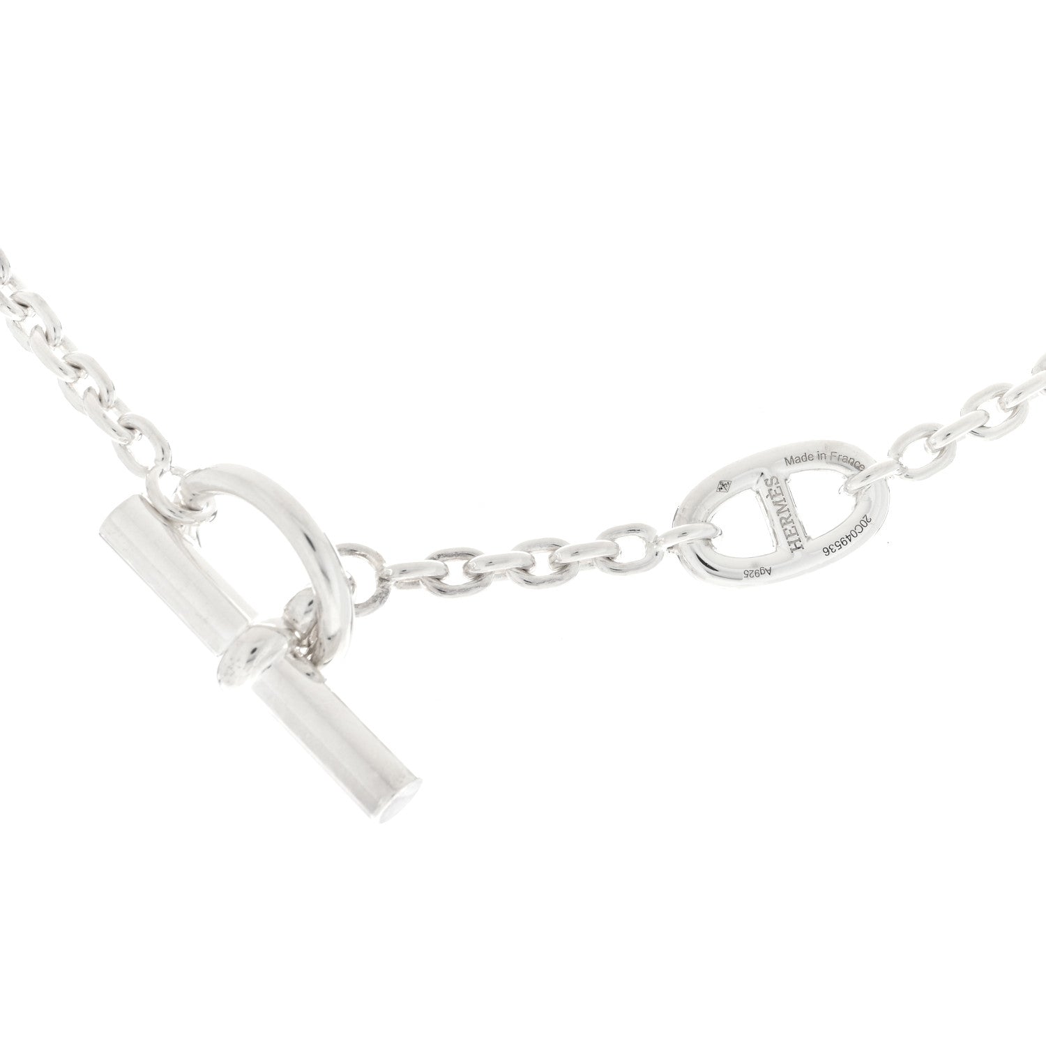 Hermes Sterling Silver Farandole Necklace 120 3 of 3