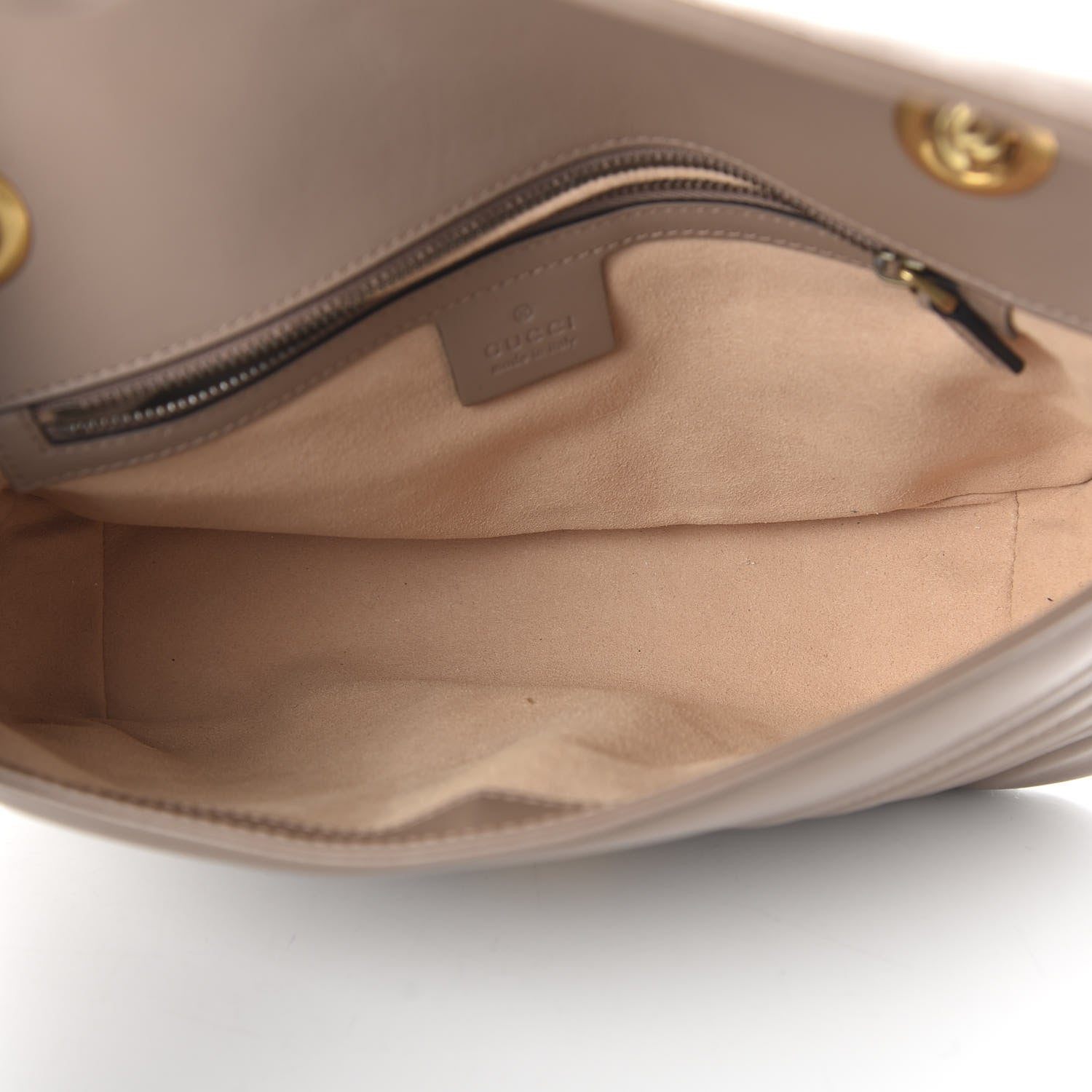Gucci Calfskin Matelasse Small GG Marmont Shoulder Bag Porcelain Rose 5 of 10