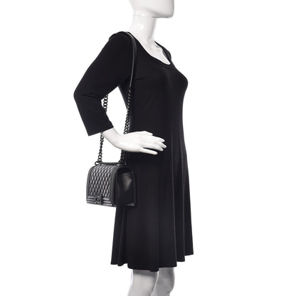 Chanel Caviar Quilted Medium Boy Flap So Black 2 of 9