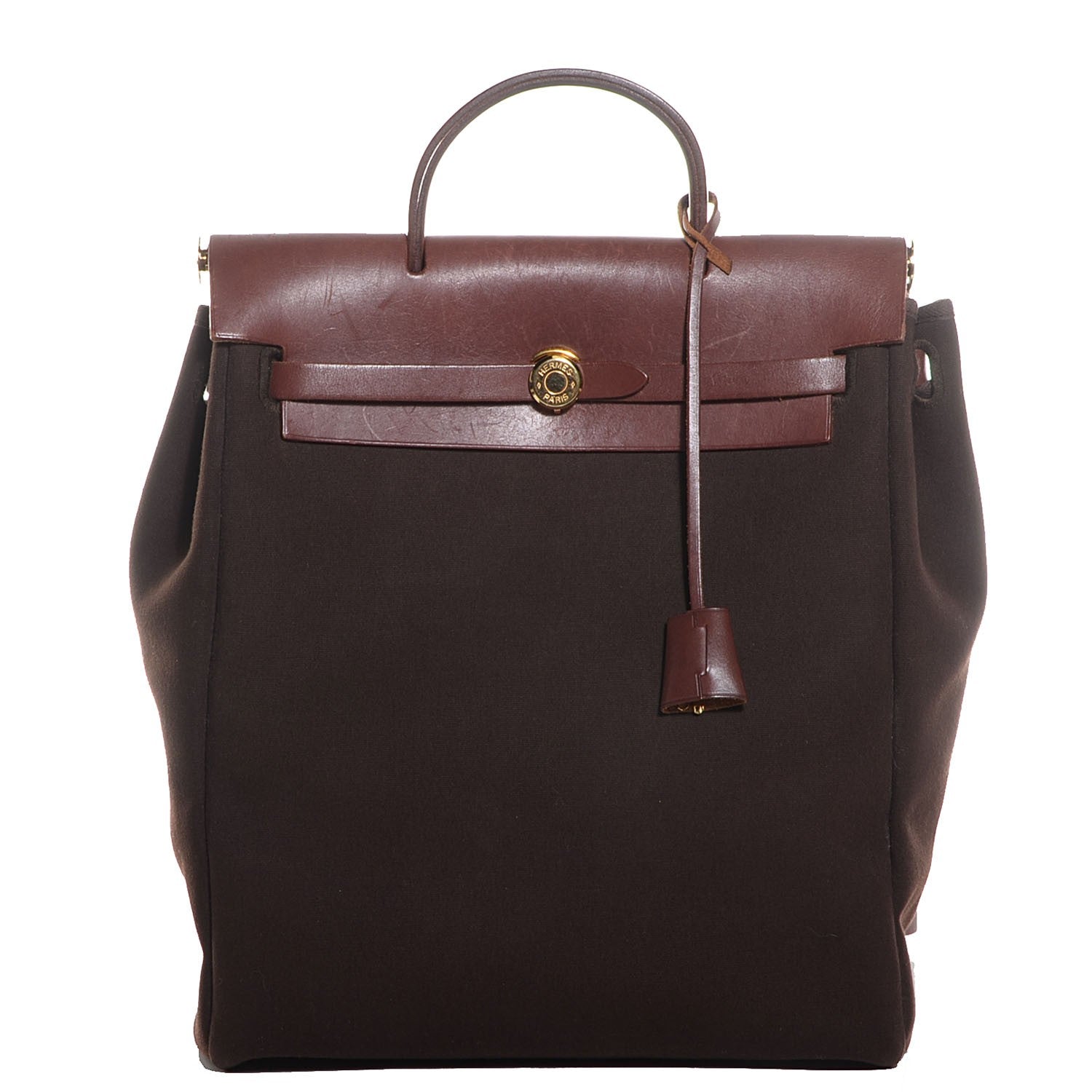 Hermes Toile Herbag Backpack GM 1 of 10