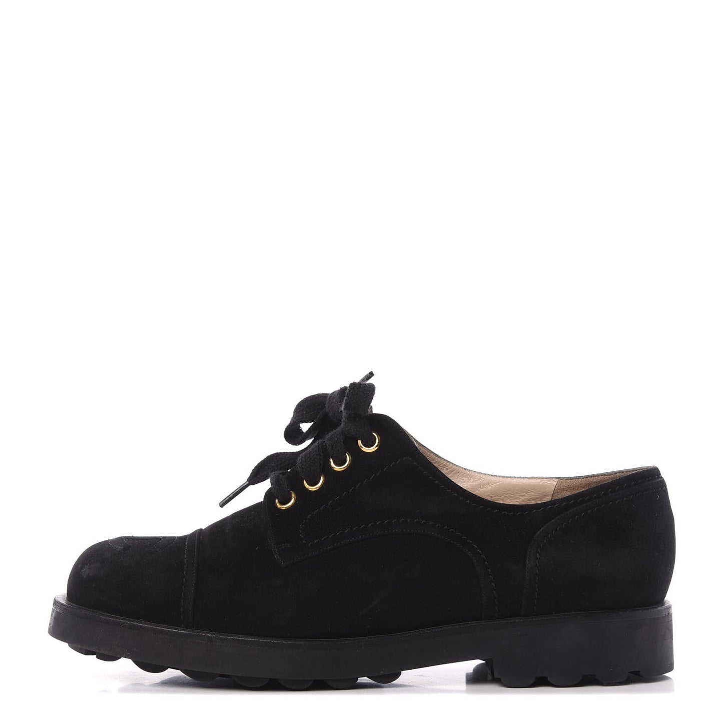 Suede CC Lace Up Oxford 39.5 Black