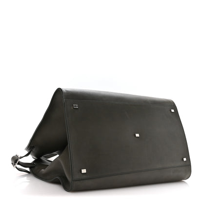 The Row Polished Saddle Calfskin Soft Margaux 17 Koala Grey 3 of 8