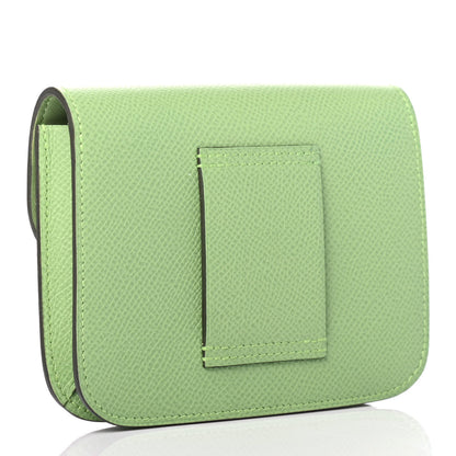 Hermes Epsom Constance Slim Wallet Vert Criquet 4 of 5