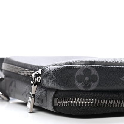 Louis Vuitton Monogram Eclipse Reverse Double Phone Pouch 9 of 10