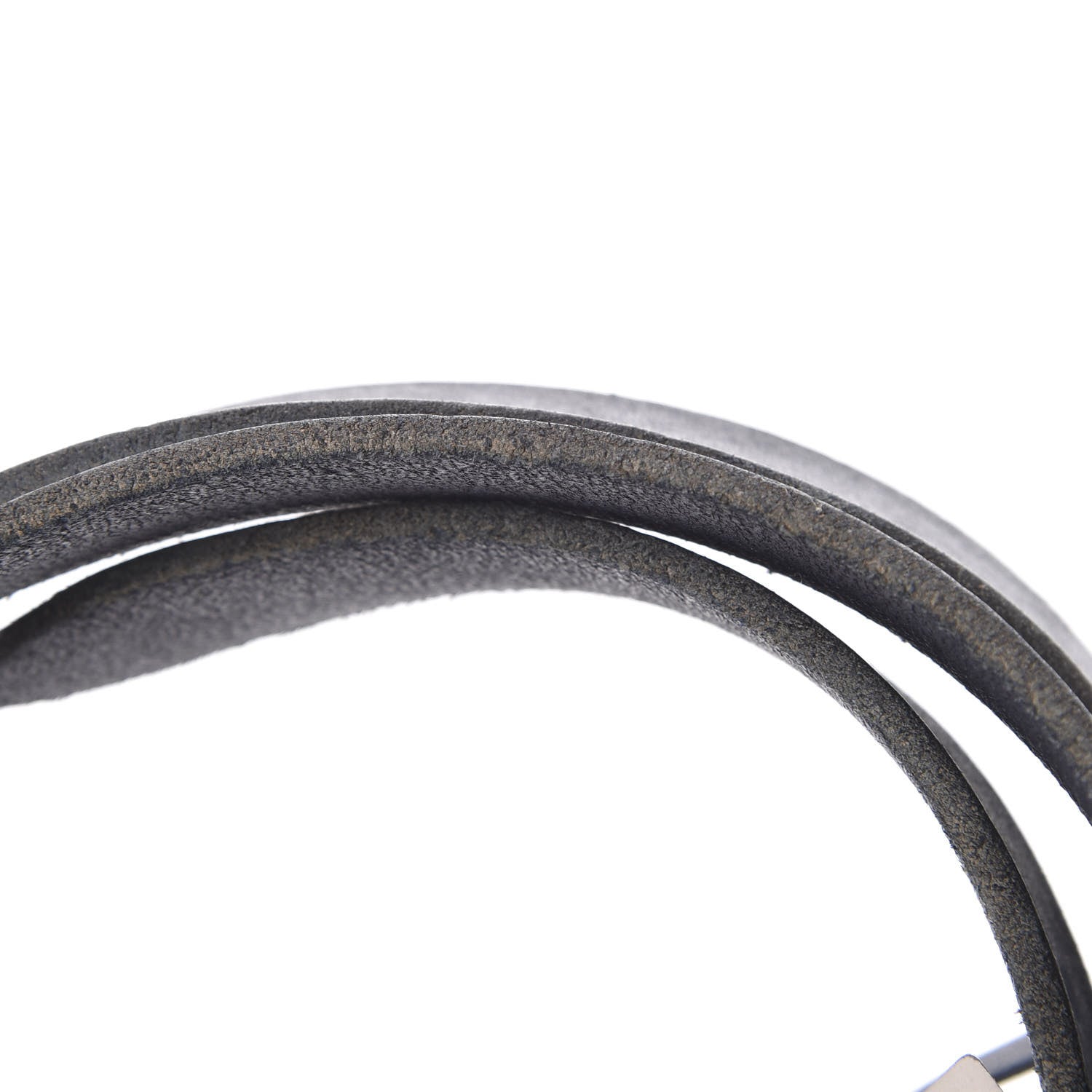 Gucci Cuoio Toscano Nickel Double G 30mm Belt 95 38 Blue 6 of 8