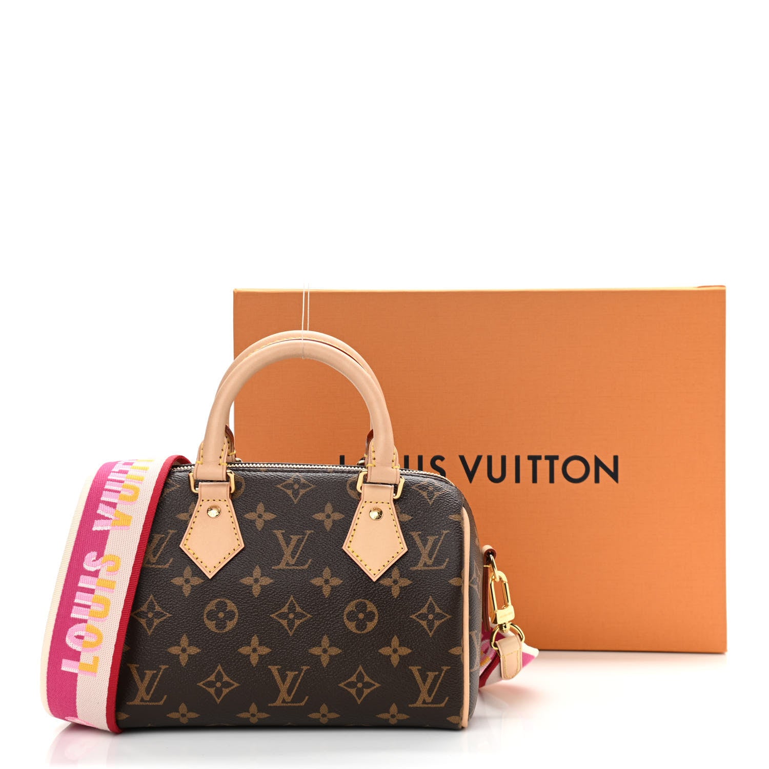 Louis Vuitton Monogram Speedy Bandouliere 20 Fuchsia 10 of 10
