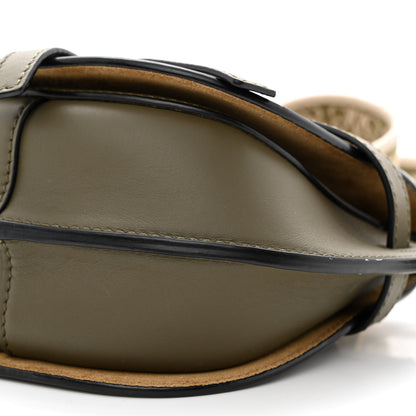 Loewe Calfskin Jacquard Mini Gate Dual Bag Autumn Green 10 of 12