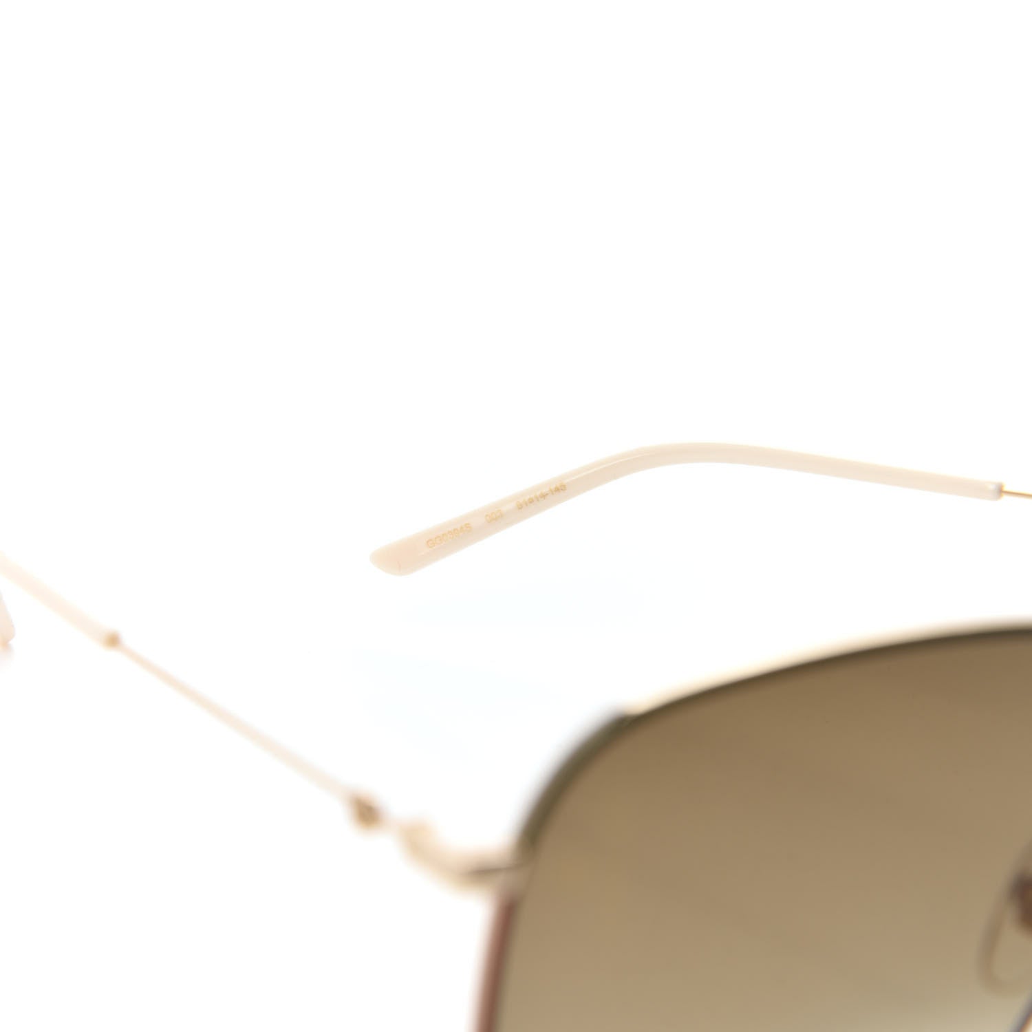 Gucci Web Rectangular Frame Interlocking G Sunglasses GG0394S Green Red 5 of 8