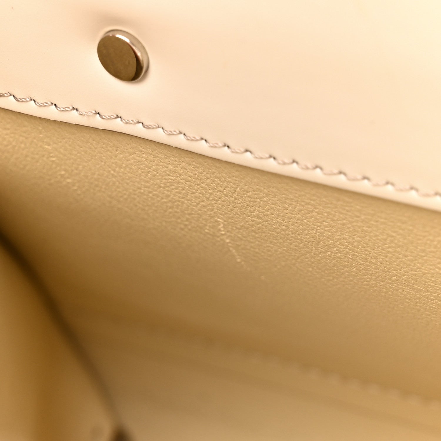 Givenchy Smooth Calfskin Bi-Color Mini Horizon Satchel Linen Off-White 10 of 10