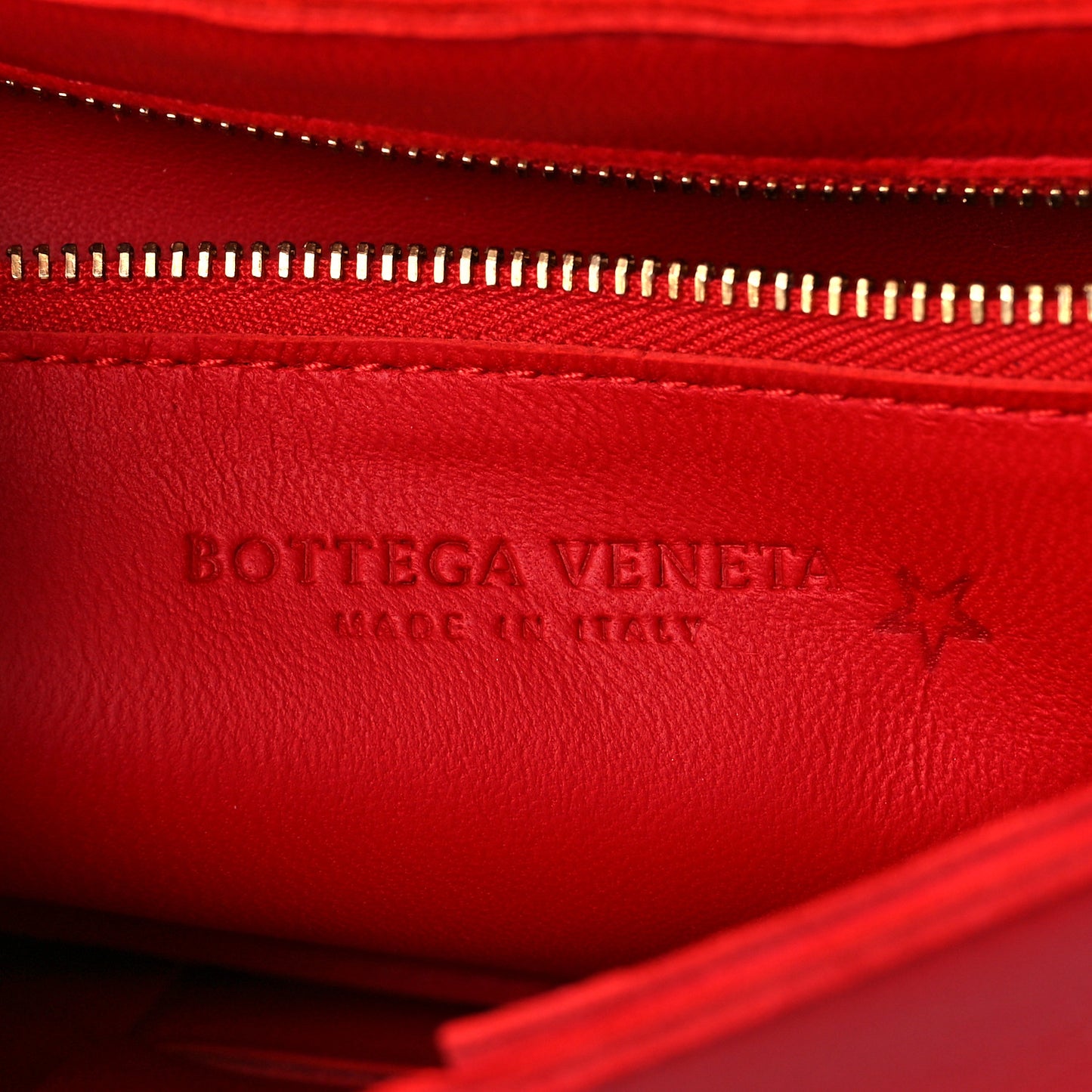 Lambskin Maxi Intrecciato Cassette Crossbody Bag Bright Red