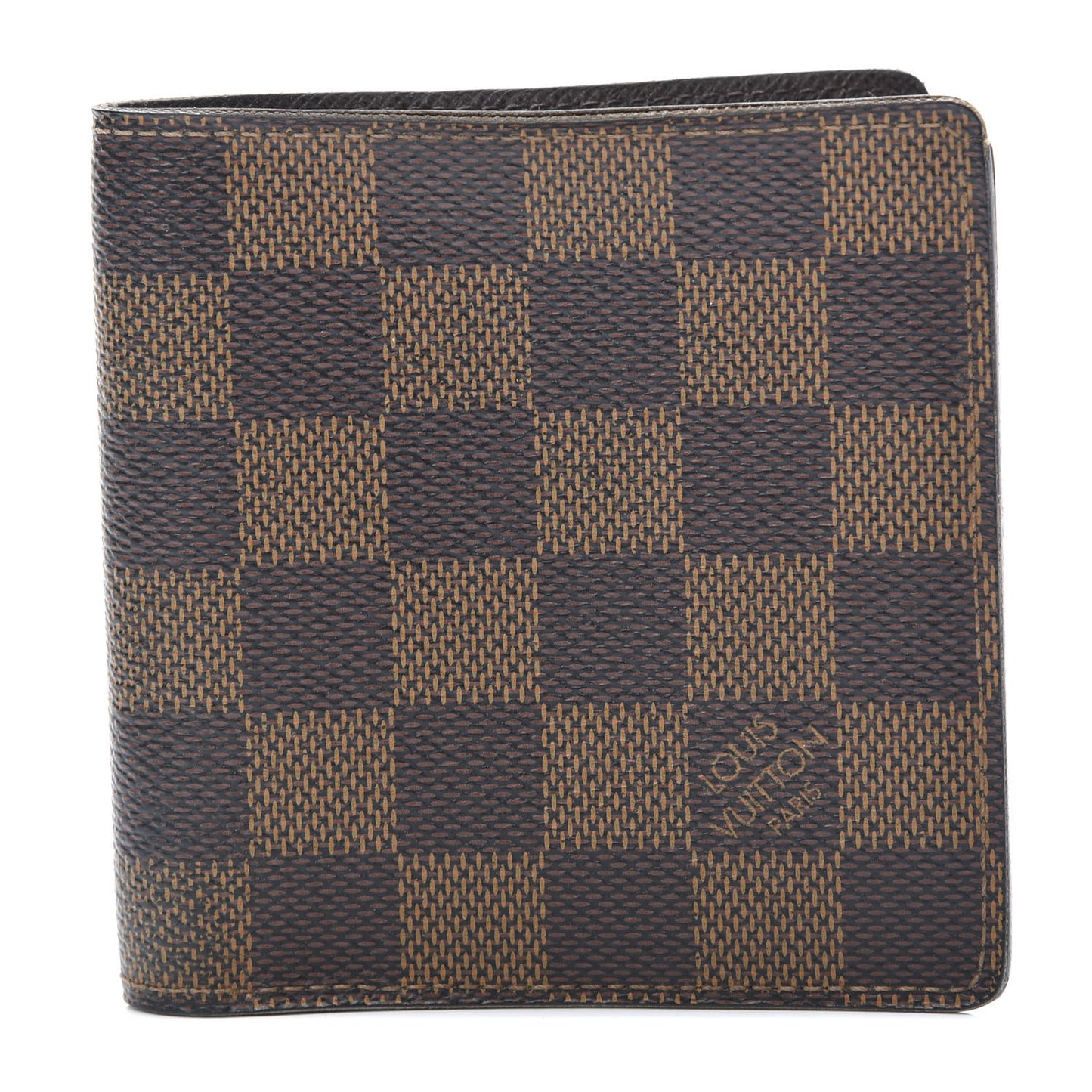 Damier Ebene Porte-Billets 6 Card Bi-Fold Wallet