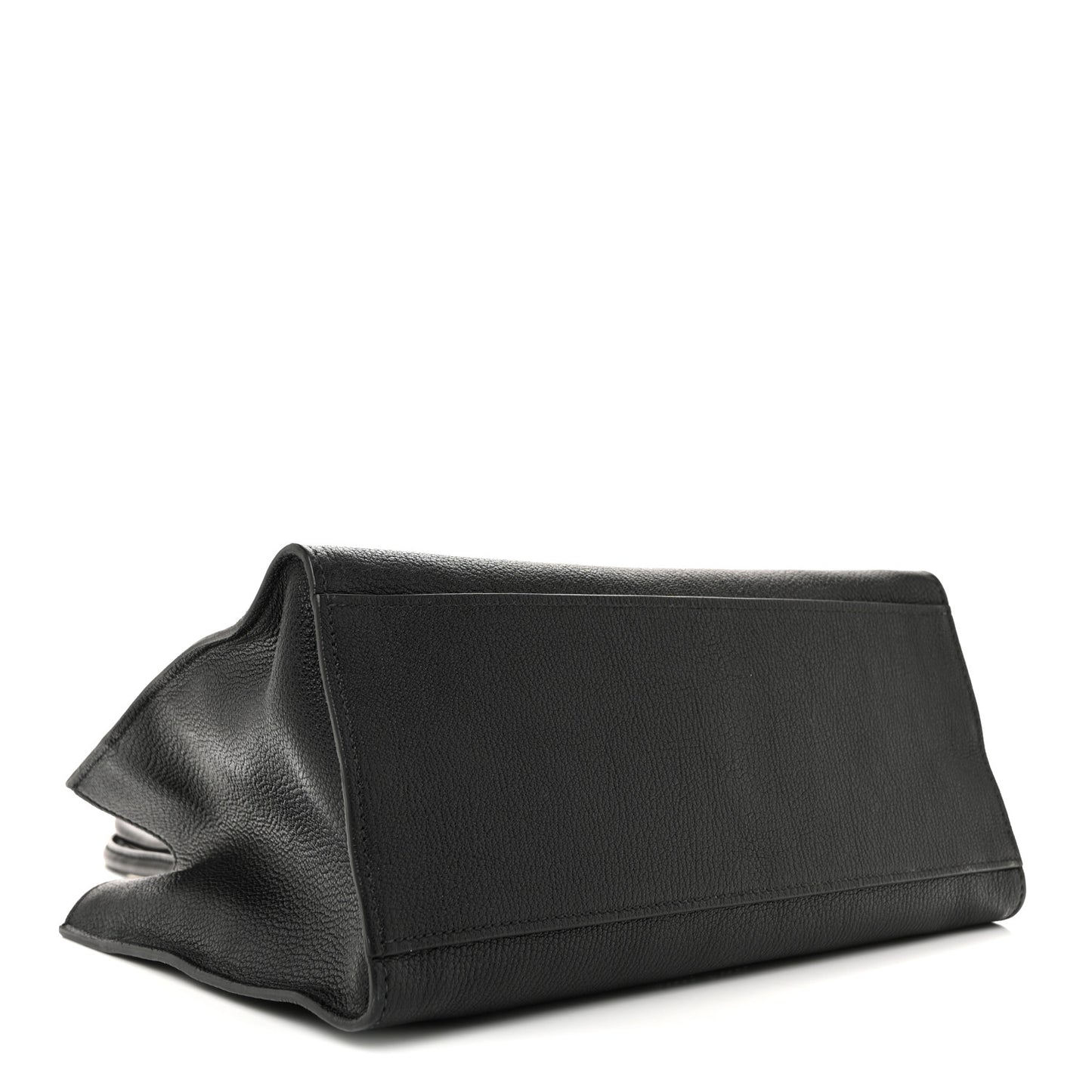 Goatskin Madras Soft Calf Crystal Embellished Tote Black