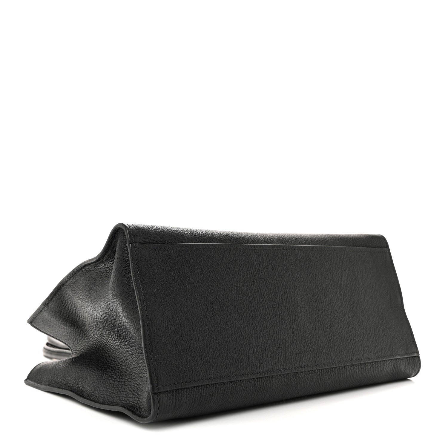 Miu Miu Goatskin Madras Soft Calf Crystal Embellished Tote Black 4 of 14