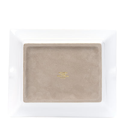 Hermes Porcelain Mosaique Au 24 Gold Ashtray 3 of 3