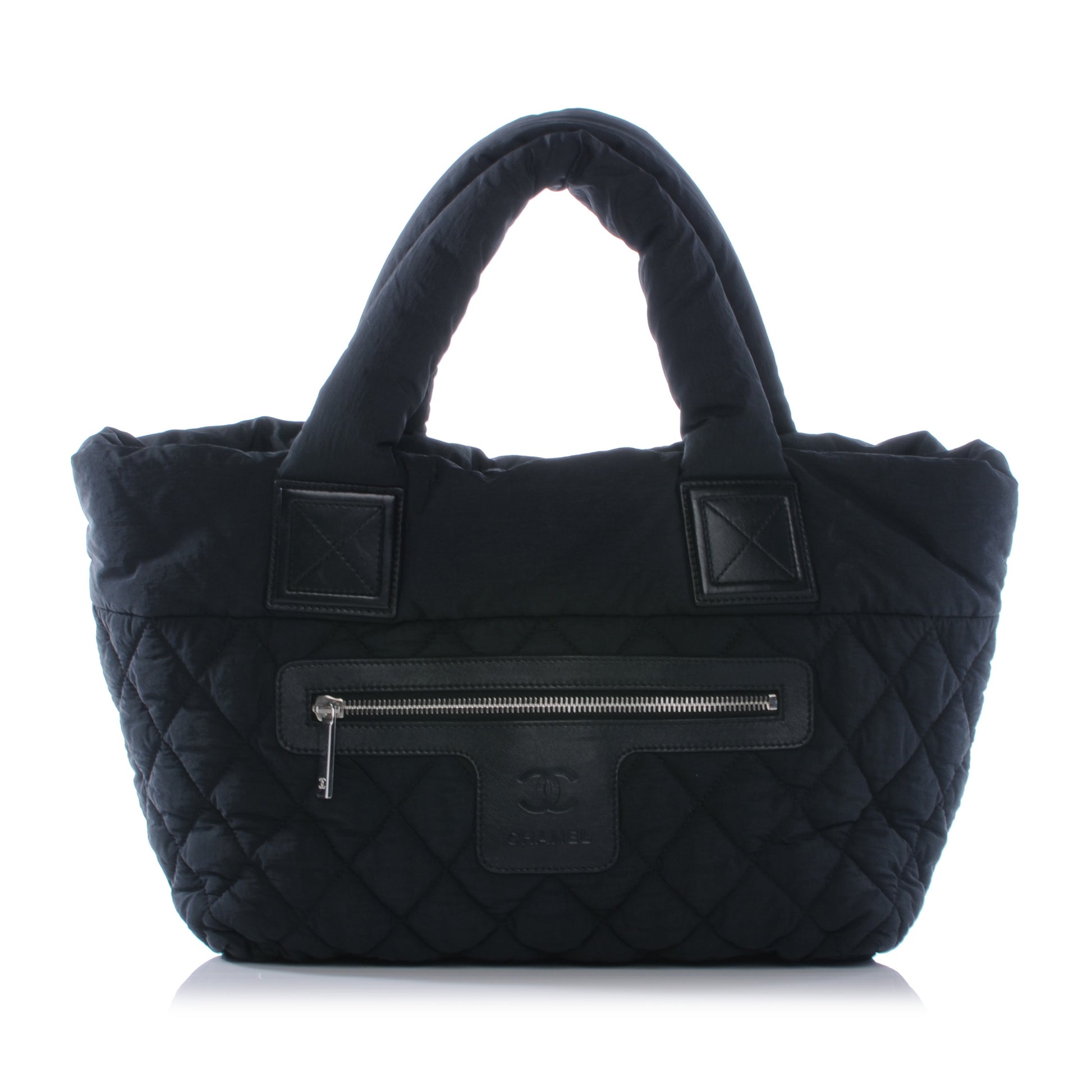 Chanel Nylon Coco Cocoon Zip Tote Black 1 of 7