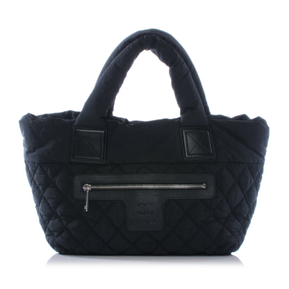 Chanel Nylon Coco Cocoon Zip Tote Black 1 of 7
