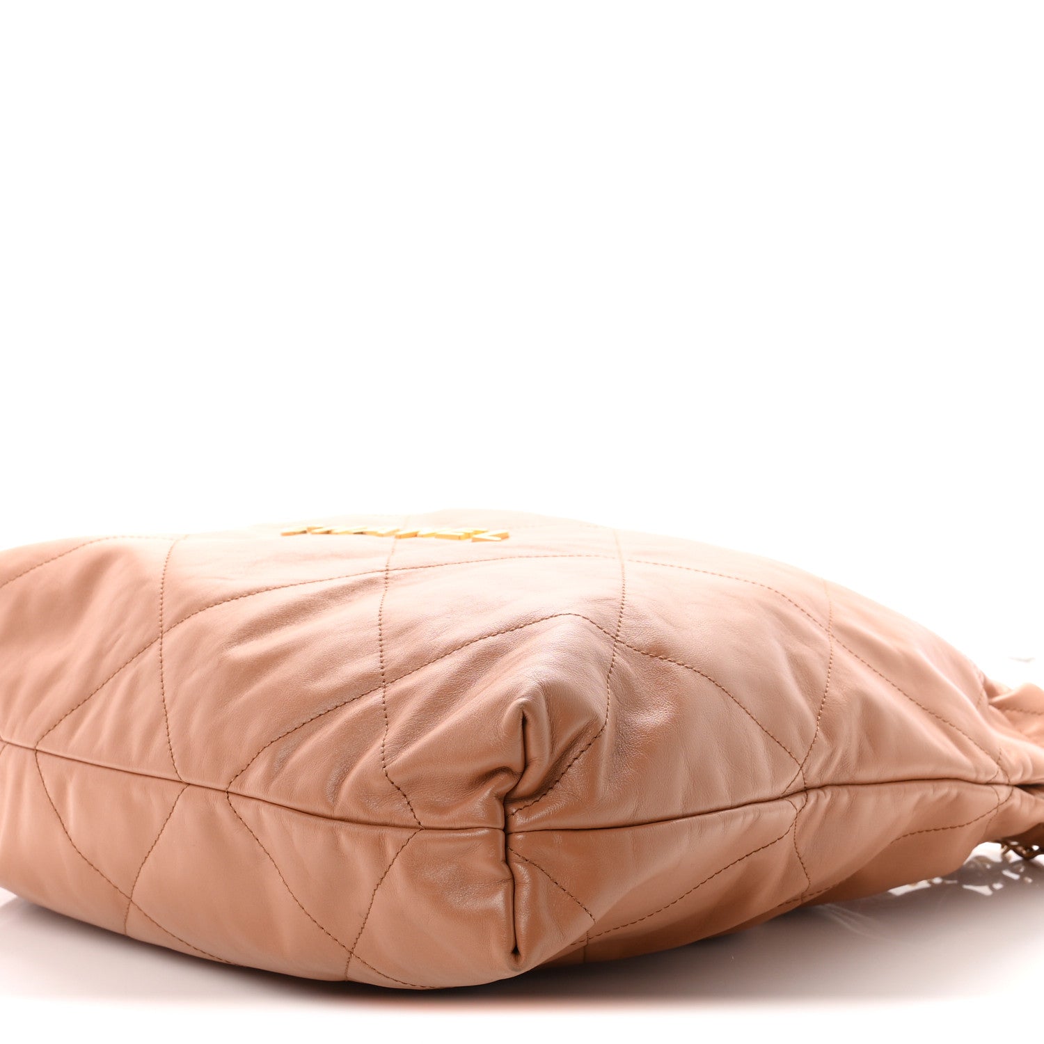 Chanel Shiny Calfskin Quilted Chanel 22 Camel 10 of 10