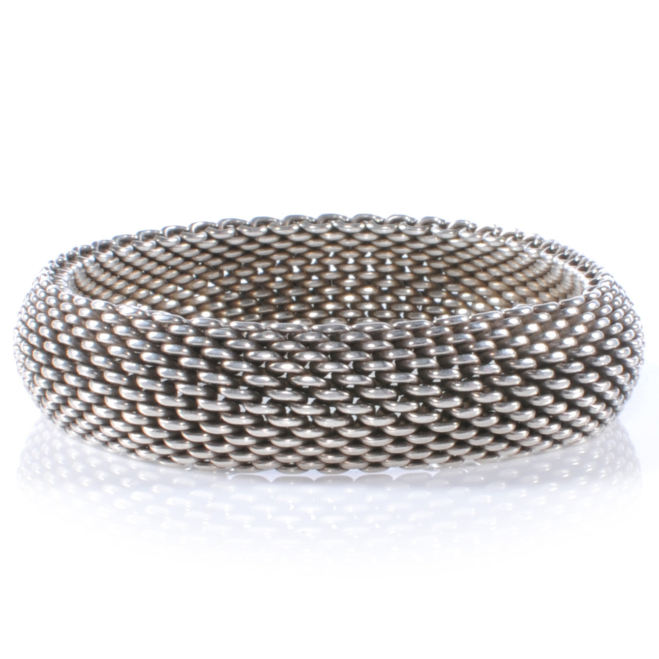 Tiffany Sterling Silver Somerset Mesh Bracelet 3 of 4