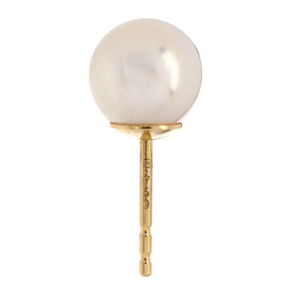 Mikimoto 18K Yellow Gold Akoya Pearl 7.5-8mm Stud Earrings 4 of 5