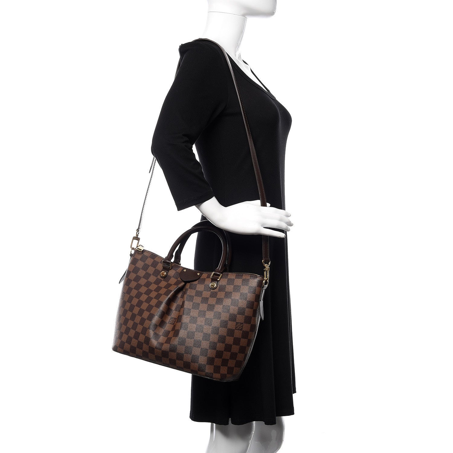 Louis Vuitton Damier Ebene Siena MM 2 of 10
